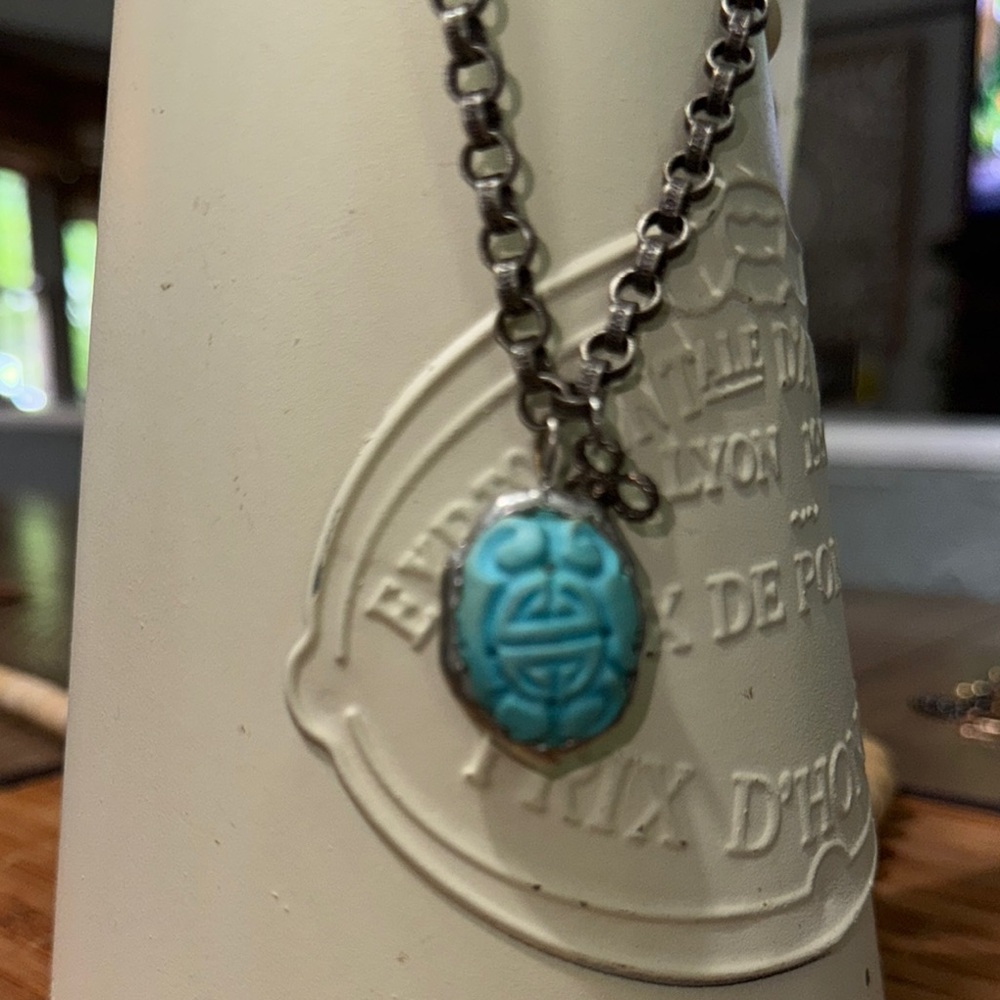 Turquoise Pendant Necklace - Picture 5 of 6
